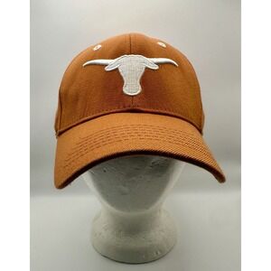Vintage Texas Longhorns Hat Burnt Orange One‎ Size Fitted Team Hat